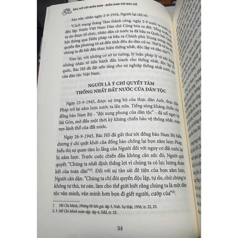 SÁCH BÁC HỒ VỚI MIỀN NAM, MIỀN NAM VỚI BÁC HỒ 702428