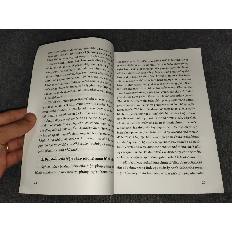 BIỆN PHÁP PHÒNG NGỪA HÀNH CHÍNH. LÝ LUẬN VÀ THỰC TIỄN 992987