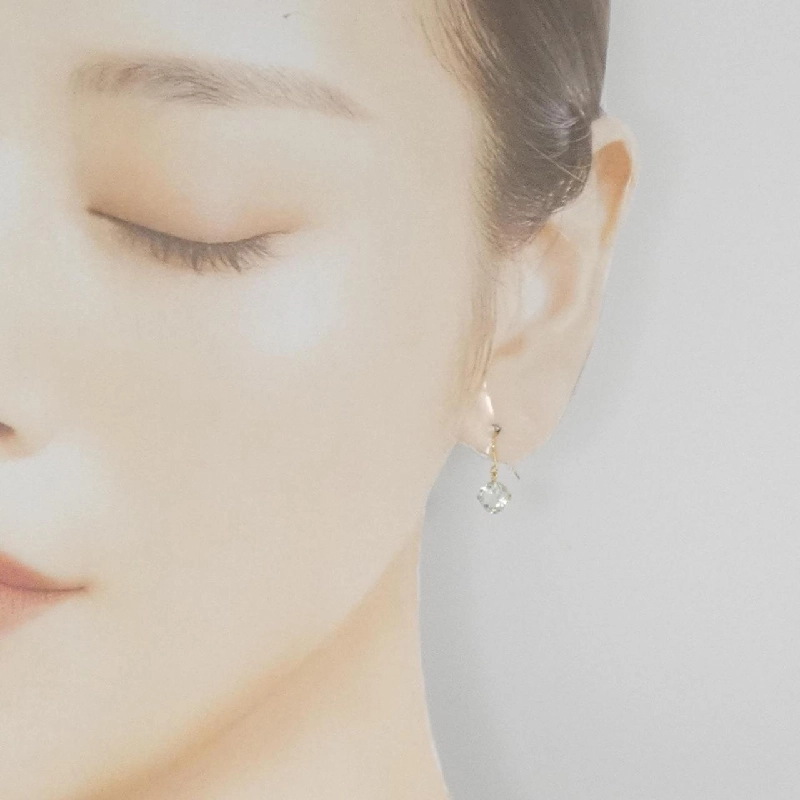 K18YG Đá Quý Bông Tai - Hàng hiệu Chính hãng 870780