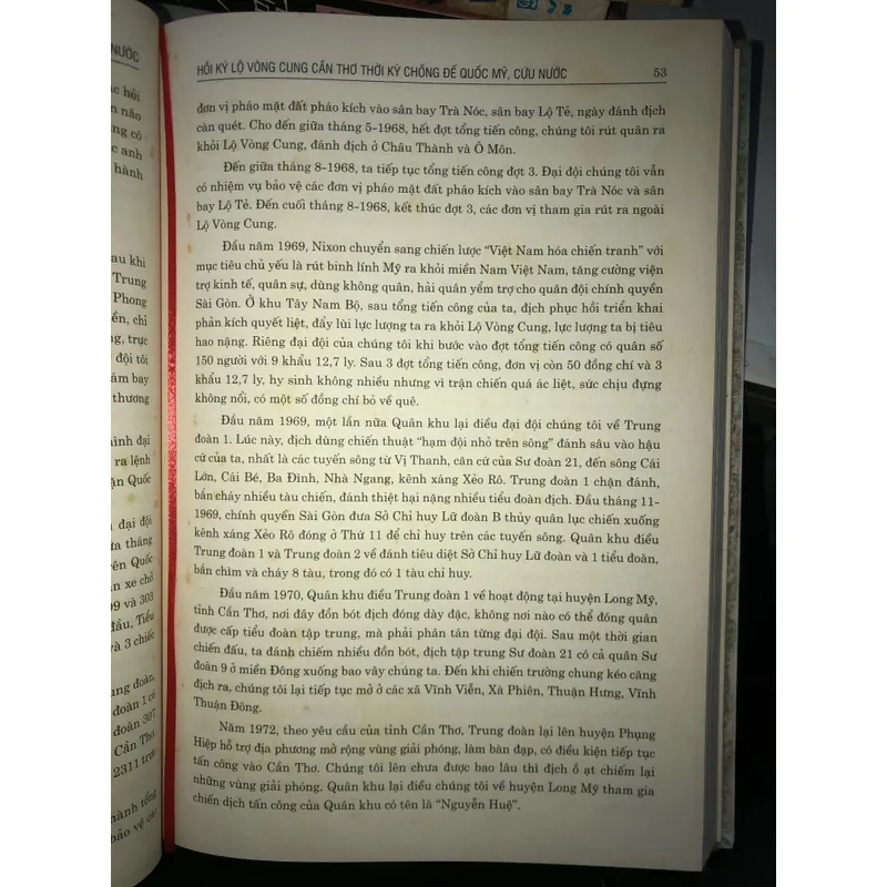Hồi ký Lộ Vòng Cung Cần Thơ - Thời kỳ chống đế quốc Mỹ, cứu nước 704953