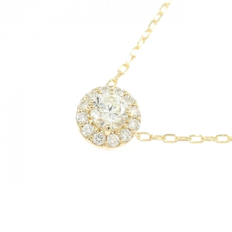 K18YG Dây chuyền kim cương 0.200CT - Hàng hiệu Authentic 858476