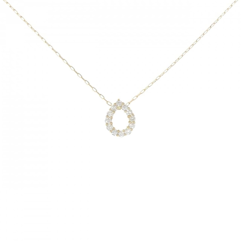 K18YG Dây chuyền kim cương 0.10CT - Hàng hiệu Chính hãng 861004