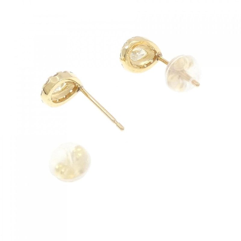 K18YG Bông tai kim cương 0.36CT - Hàng hiệu Chính hãng 877087