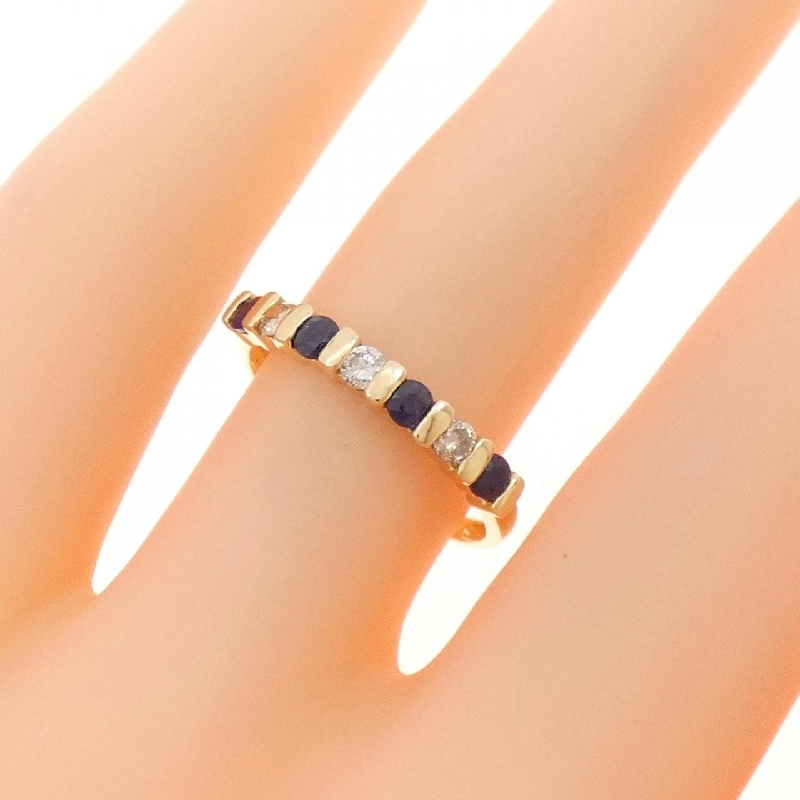 Nhẫn Sapphire K18YG 0.15CT - Hàng hiệu Chính hãng 848871