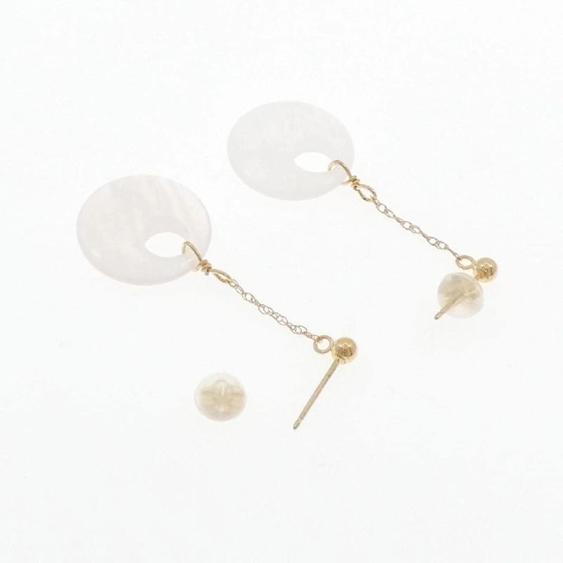 K18YG Đá Quarz Bông Tai - Hàng hiệu Chính hãng 869262