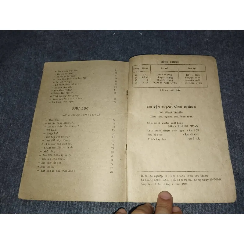 CHUYỆN TRẠNG VĨNH HOÀNG TẬP I 991098