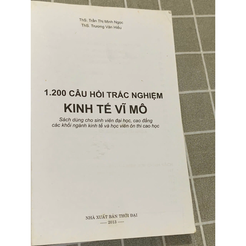 1.200 CÂU HỎI TRẮC NGHIỆM KINH TẾ VĨ MÔ 545451
