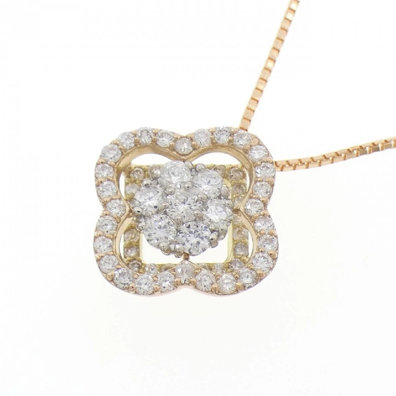 K18YG/PT900/K18PG Dây chuyền kim cương 0.70CT - Hàng hiệu Authentic 856697