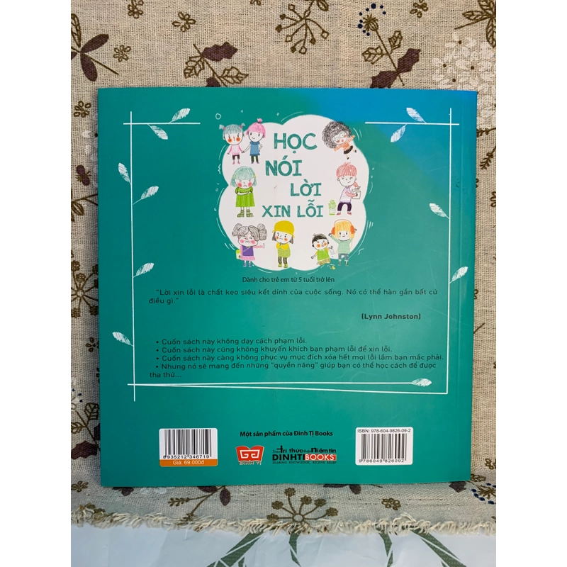 Sách – Học Cách Nói Lời Xin Lỗi, 90%, tặng kèm Bookmark, Postcard Tô Màu 299632