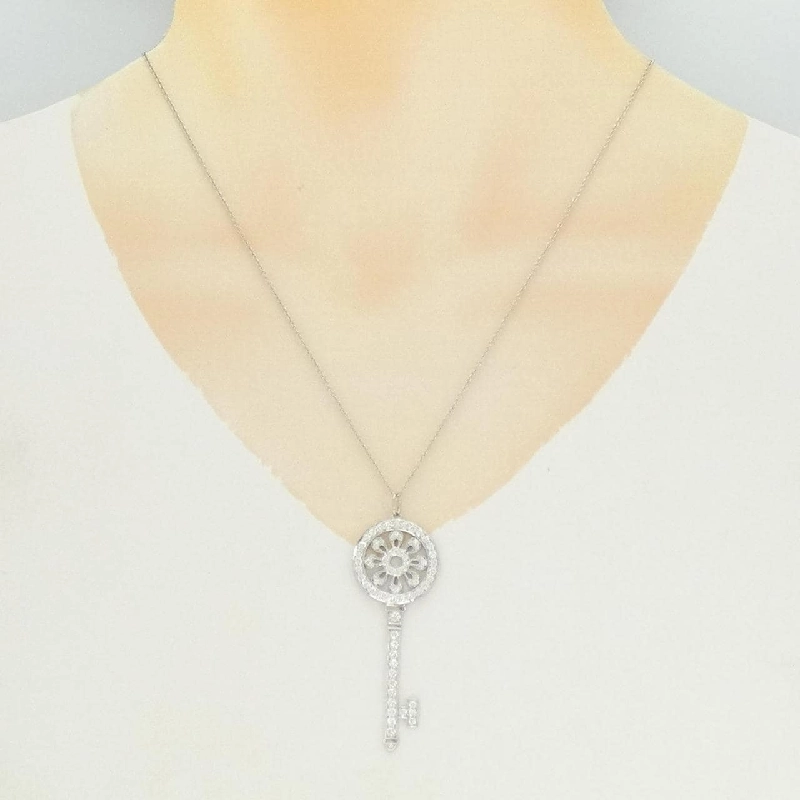 Dây chuyền chìa khóa cánh hoa Tiffany - Hàng hiệu Authentic 842096