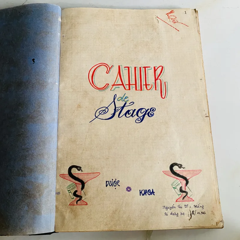 Sổ dược khoa viết tay (1969) 1013337