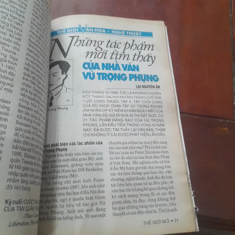 THẾ GIỚI MỚI số 375 ngày 28.2.2000 1030066