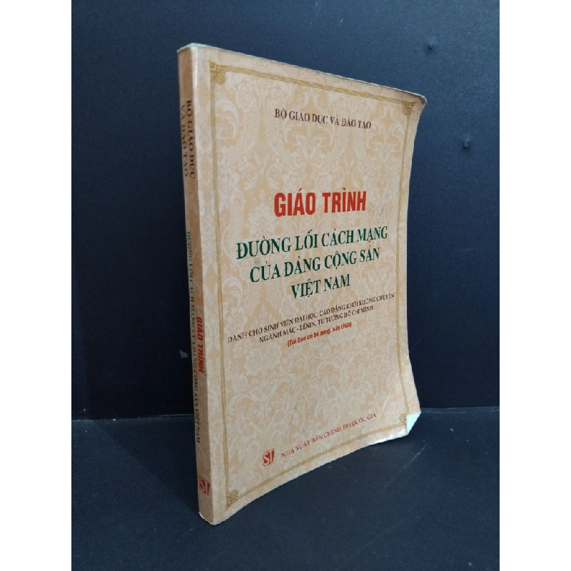 Giáo trình đường lối cách mạng của Đảng Cộng sản Việt Nam mới 80% có chữ viết trang đầu và cuối, có highlight trang cuối, ố nhẹ 2015 HCM1712 Bộ giáo dục và đào tạo GIÁO TRÌNH, CHUYÊN MÔN Oreka-Blogmeo 368041