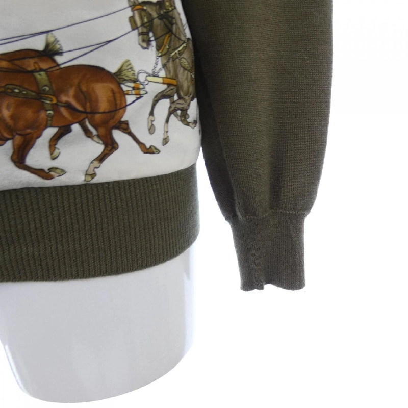 【Mã giảm giá】【Cổ điển】HERMES Áo len 642986