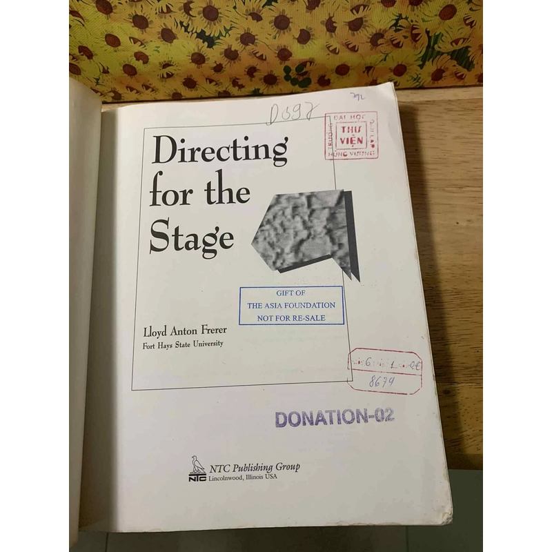 Directing for the Stage - Frerer, Lloyd Anton 539860