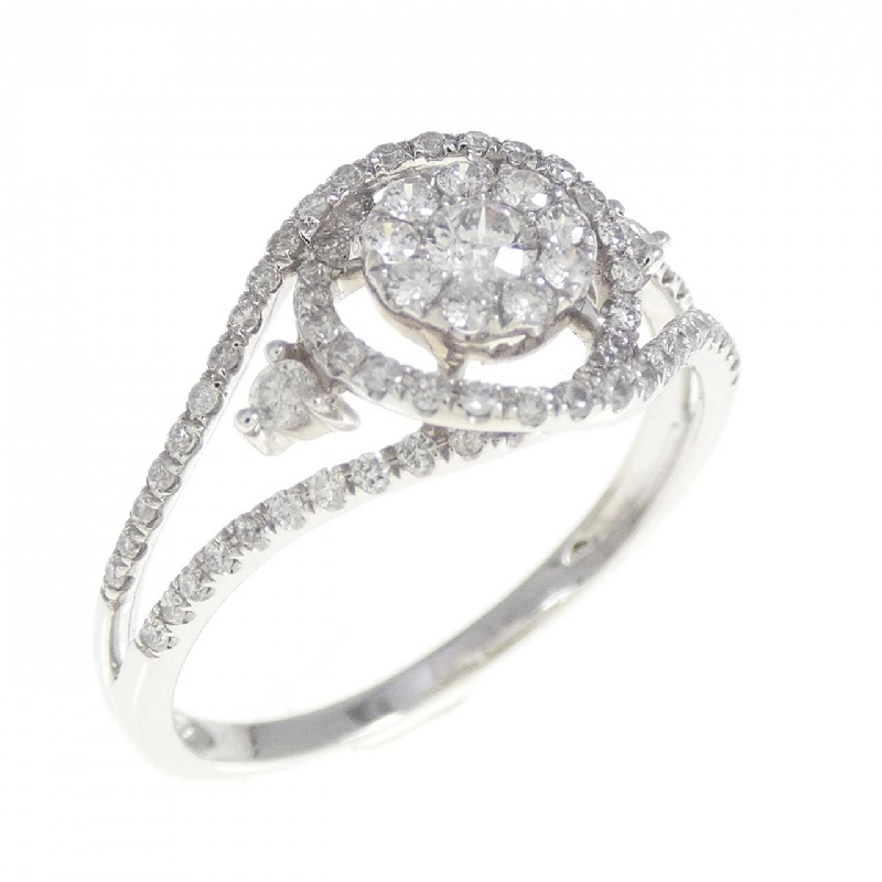 Nhẫn kim cương K18WG 0.40CT 670641