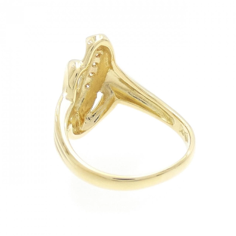 Nhẫn kim cương K18YG 0.05CT 671540