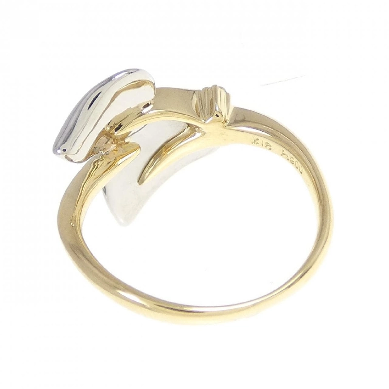 Nhẫn kim cương K18YG/PT900 0.01CT 670908