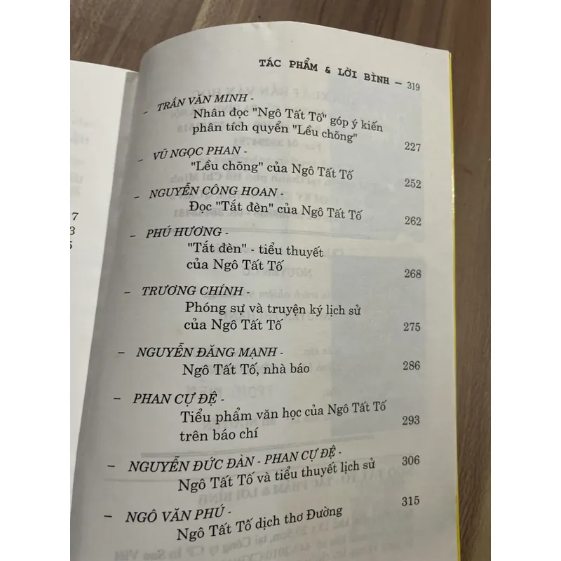 Ngô Tất Tố tác phẩm và lời bình 697123
