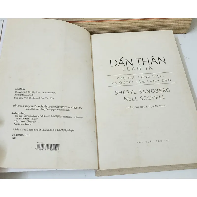 DẤN THÂN (Lean in) - PHỤ NỮ, CÔNG VIỆC & QUYẾT TÂM LÃNH ĐẠO (Sheryl Sandberg) 743979