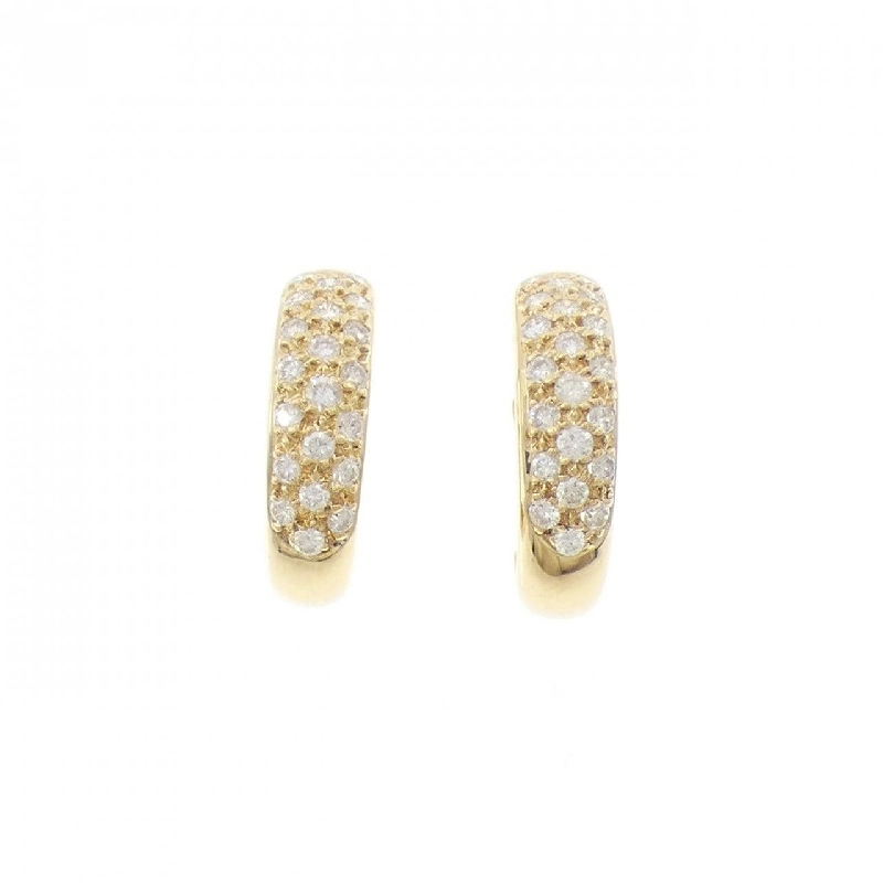 Bông tai kim cương 750YG - Hàng hiệu Authentic 867885