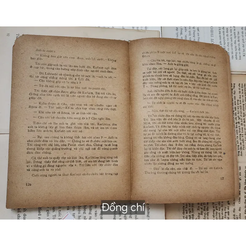 Tác phẩm văn học Ý: ĐỒNG CHÍ - nhà văn Cesare Pavese (in 1985,239 trang, gáy cũ, ruột tốt) 714652