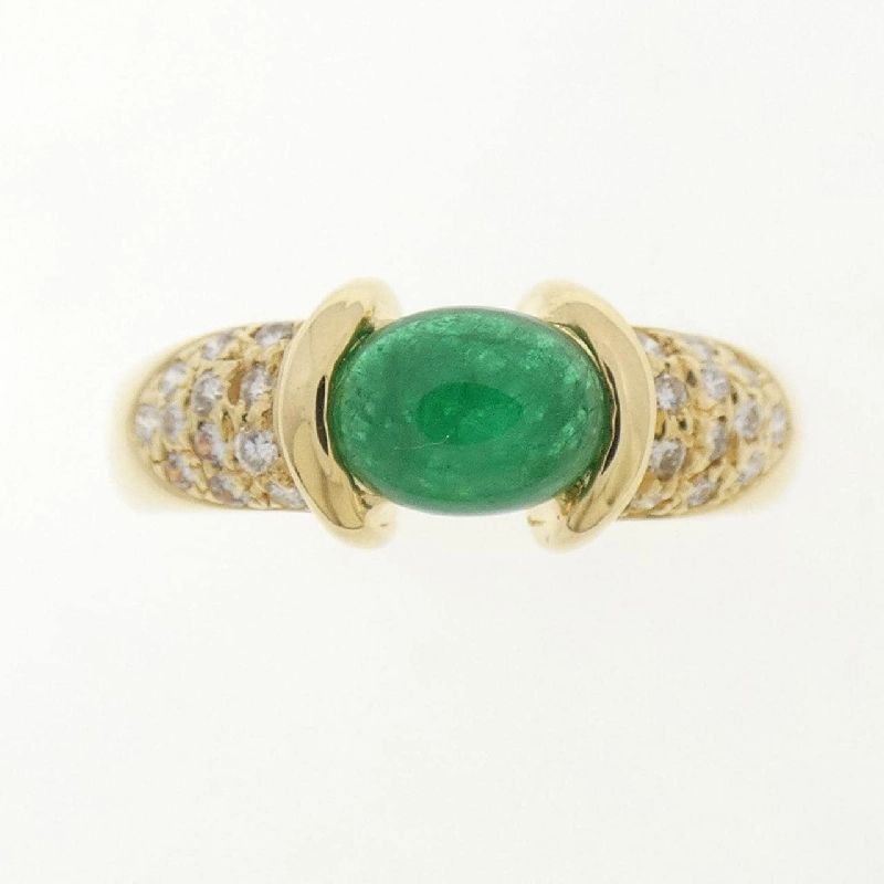 Nhẫn Emerald K18YG 0.90CT - Hàng hiệu Chính hãng 852262