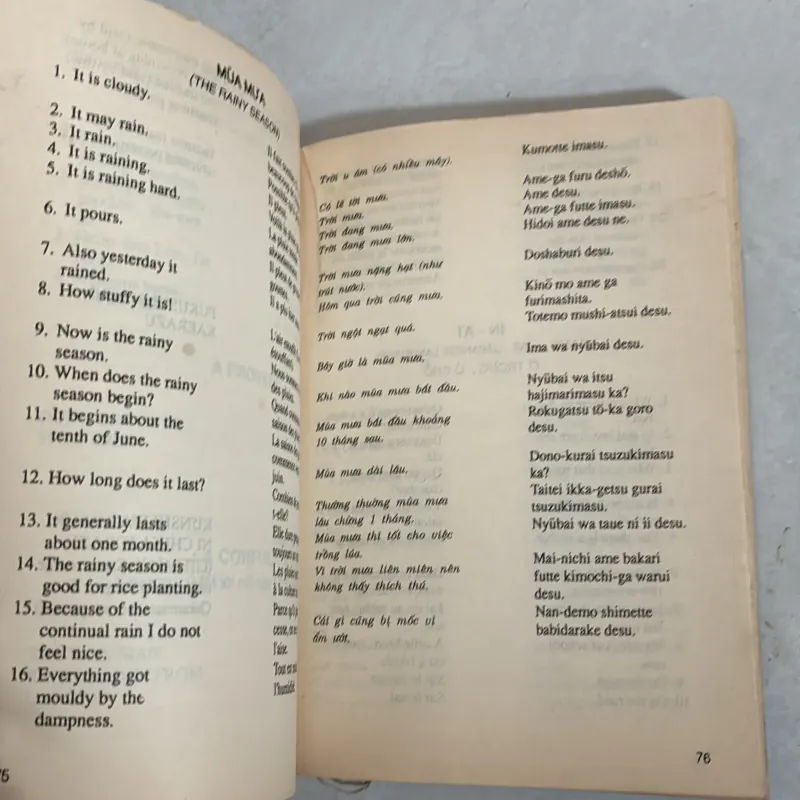 Giao tiếp hằng ngày với bốn thứ tiếng Anh - Pháp - Nhật - Việt 1009207