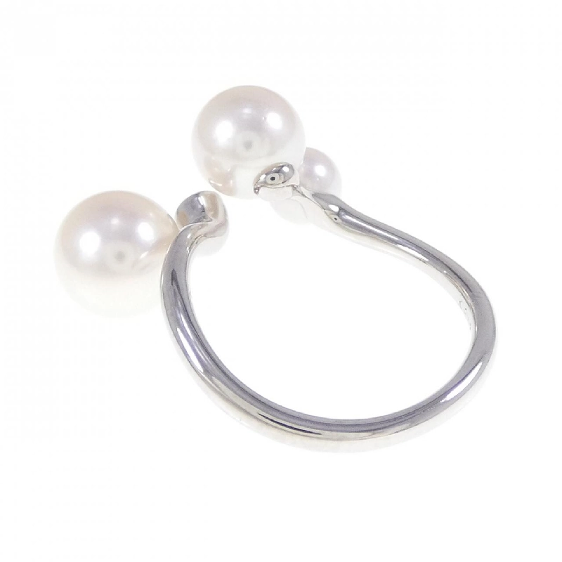 Nhẫn ngọc trai Akoya K18WG 670462