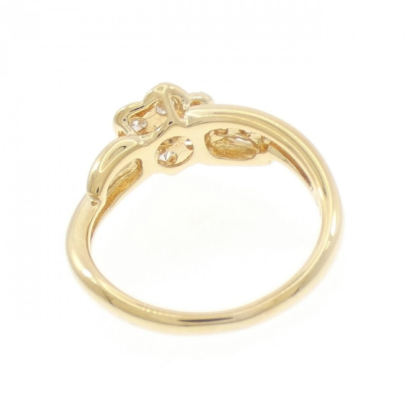 Nhẫn kim cương hoa K18YG 0.50CT - Hàng hiệu Authentic 852718