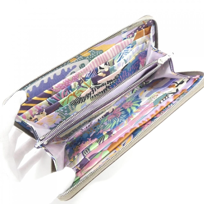 【Sản phẩm chưa sử dụng】Hermès EN LIBERTE Silk in Classic 084387CK Ví 620479