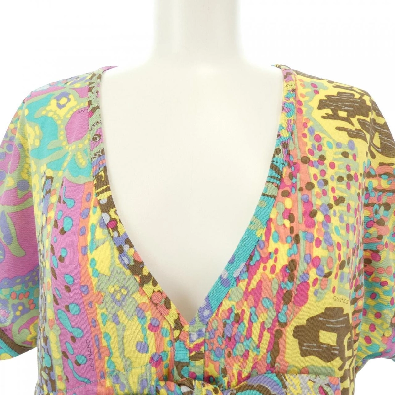 【Mã giảm giá】Thời trang Leonar LEONARD FASHION Áo thun dài 646167