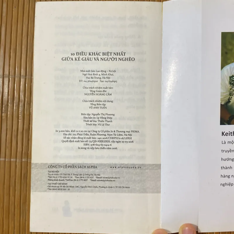 10 Điều Khác Biệt Nhất Giữa Kẻ Giàu và Người Nghèo - Keith Cameron Smith 1045040