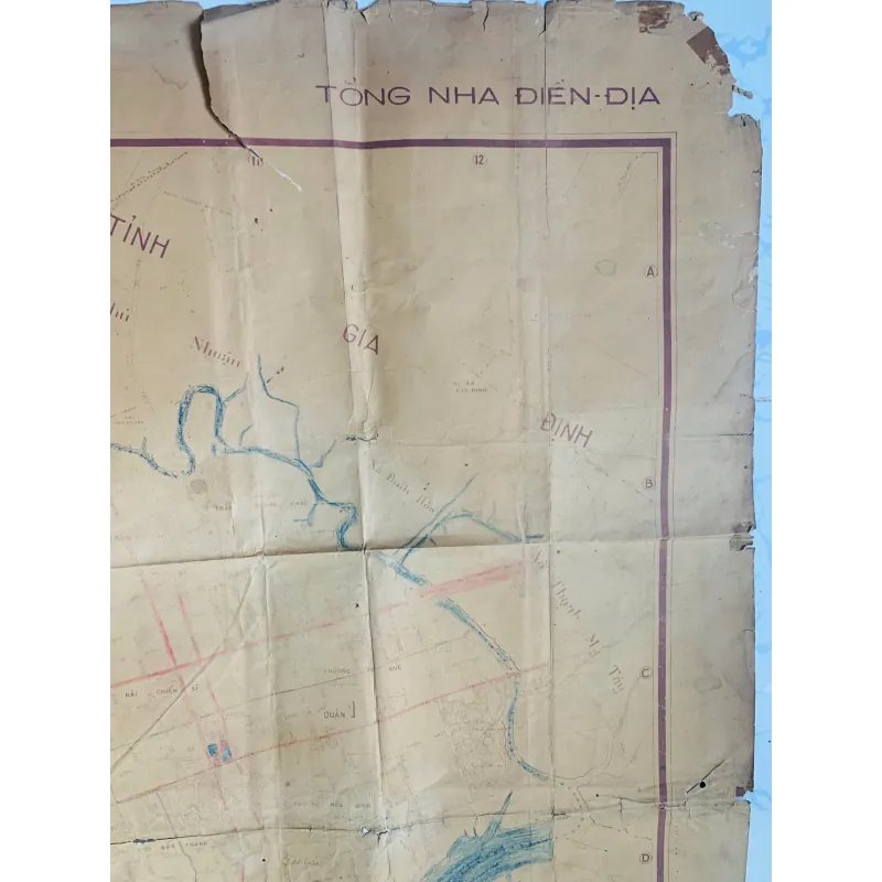 BẢN ĐỒ ĐÔ THÀNH SÀI GÒN - GIA ĐỊNH XƯA ( đóng dấu 1963)  776933