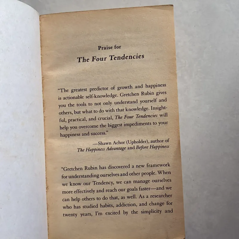 The Four Tendencies 734482