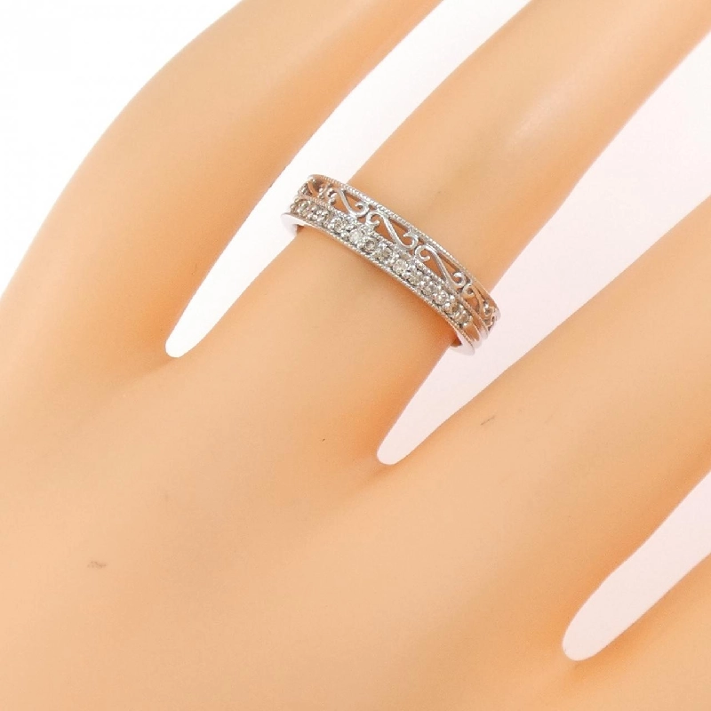 Nhẫn kim cương K18WG 0.09CT 667675