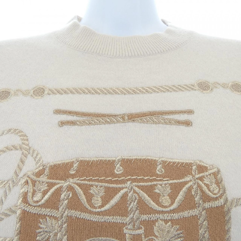 HERMES LES TAMBOURS FINESSE 3H2614DI Áo len - Hàng hiệu Chính hãng 774991