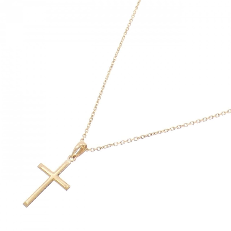 K18YG Dây chuyền hình chữ thập - Hàng hiệu Chính hãng 858523