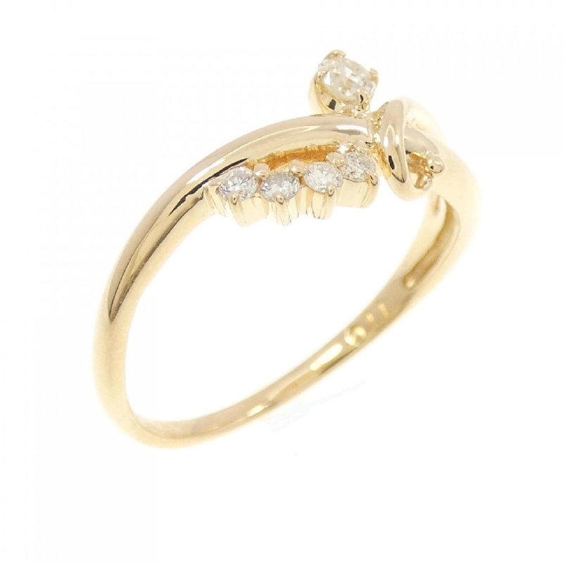 Nhẫn kim cương K18YG 0.11CT 673128