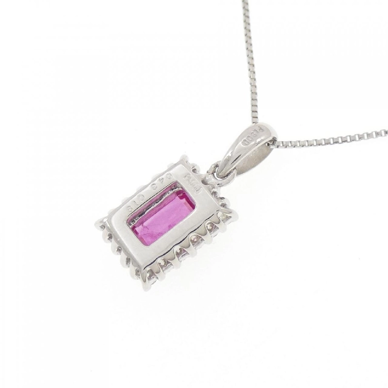 Dây chuyền ruby PT900/PT850 0.43CT - Hàng hiệu Chính hãng 857805