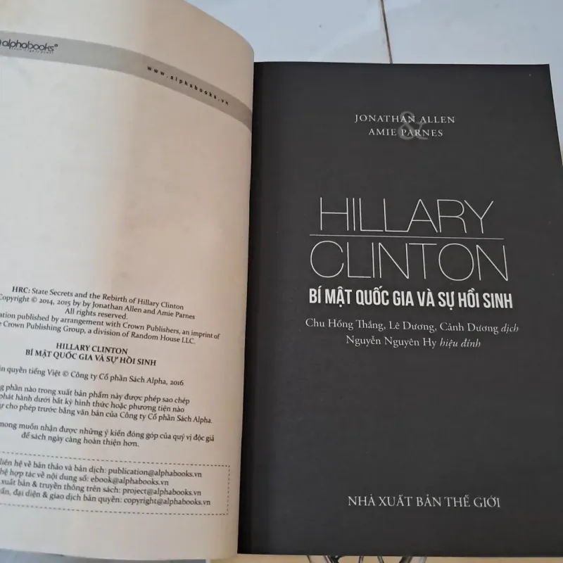 HILLARY CLINTON BÍ MẬT QUỐC GIA VÀ SỰ HỒI SINH  748051