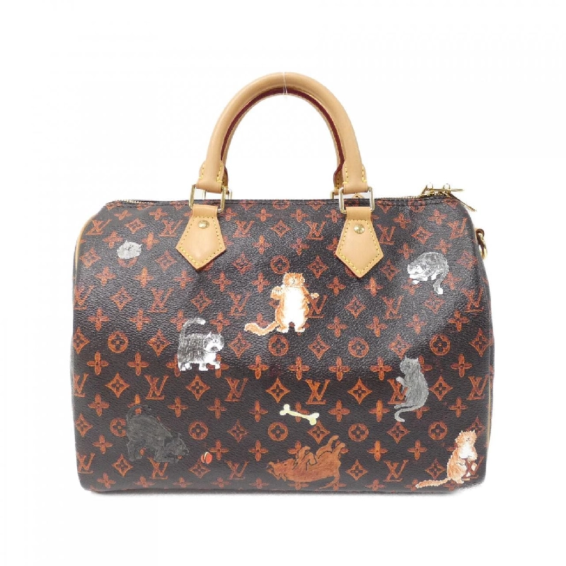 Túi xách Boston Louis Vuitton Catgram Speedy Bandoulière 30cm M44401 615004