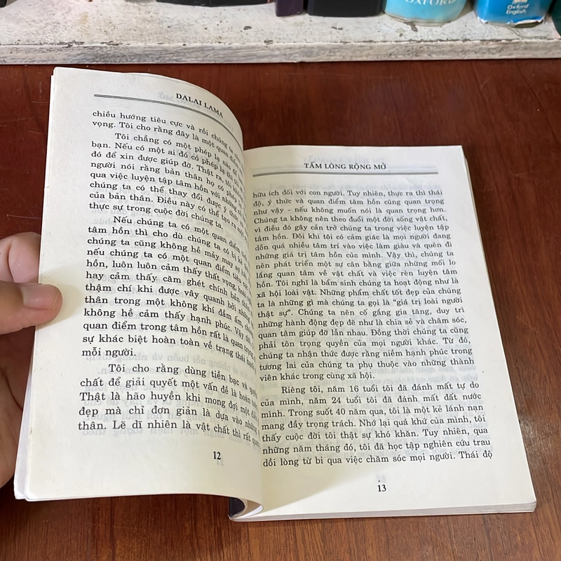 II Tựa sách: Tấm Lòng Rộng Mở - DALAI LAMA - 2003 543274