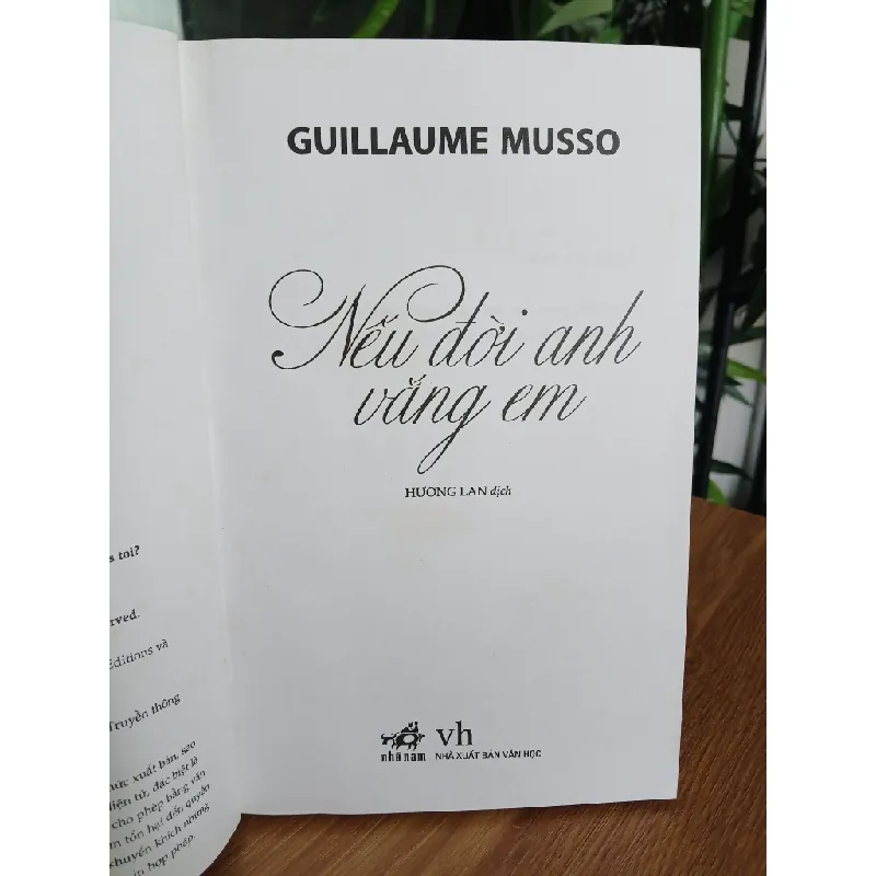 Nếu đời anh vắng em – Guillaume Musso 558488