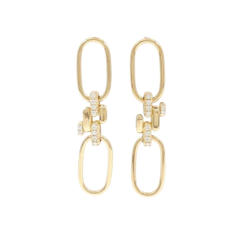 K18YG Bông tai kim cương - Hàng hiệu Chính hãng 876850