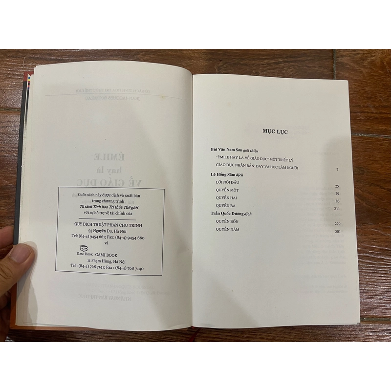 Emile Hay Là Về Giáo Dục - Jean Jacques Rousseau (B) 462885