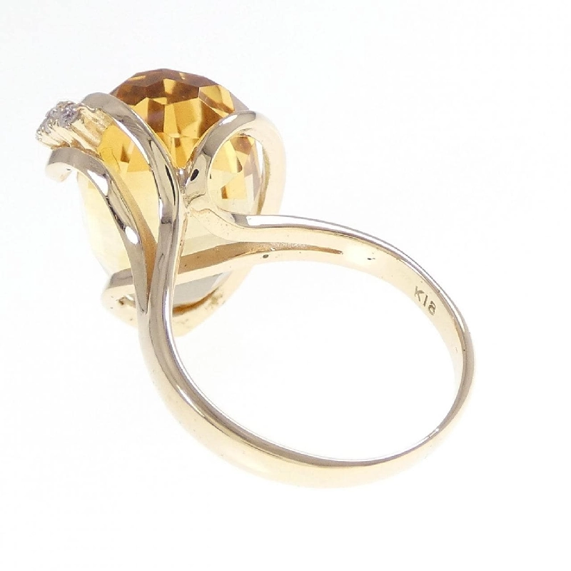 Nhẫn Citrine K18YG - Hàng hiệu Chính hãng 851636
