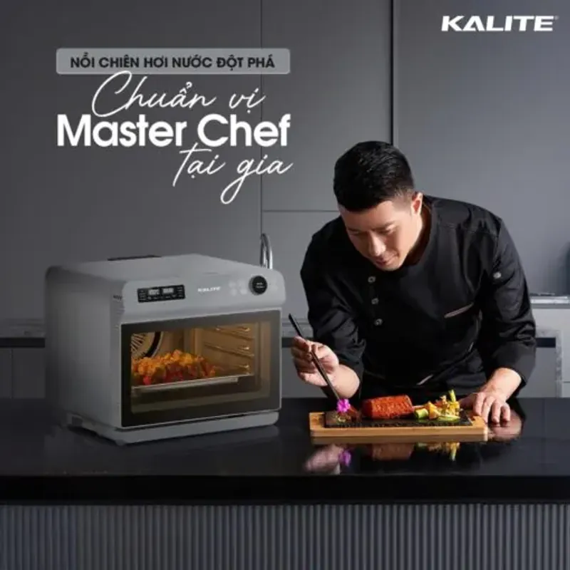 Nồi chiên hơi nước Kalite Steam Ultra 360 4in1 công nghệ SteamTech Fusion 360, chính hãng 572985