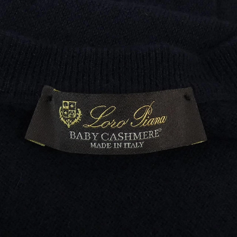 Loro Piana Áo len cổ tròn siêu nhẹ FAF6086 - Hàng hiệu Chính hãng 897533