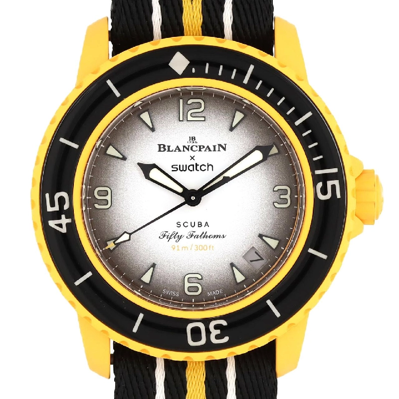 Swatch Swatch x Blancpain Fifty Fathoms Thái Bình Dương SO35P100 Khác Tự động - Hàng hiệu Chính hãng 889138